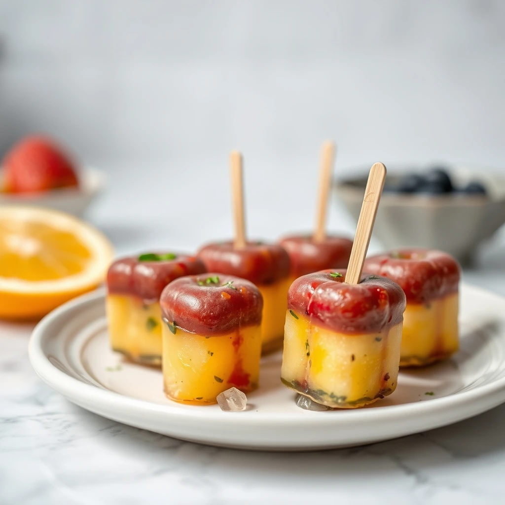 Tropical Fruit & Herb Hydration Pops: A Refreshing Treat for Warm Days step 2