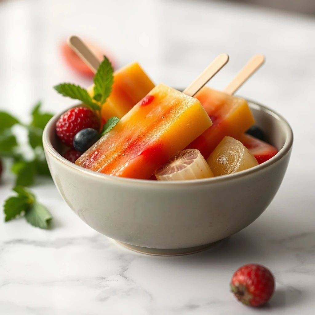 Tropical Fruit & Herb Hydration Pops: A Refreshing Treat for Warm Days step 4