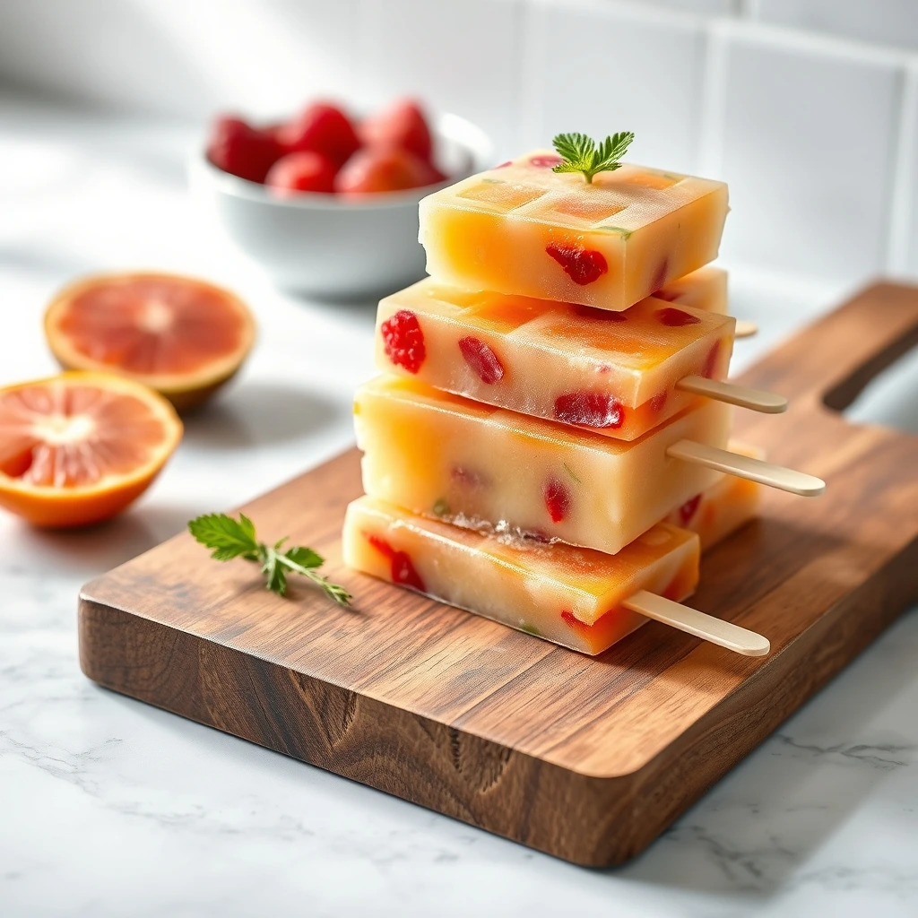 Tropical Fruit & Herb Hydration Pops: A Refreshing Treat for Warm Days step 5
