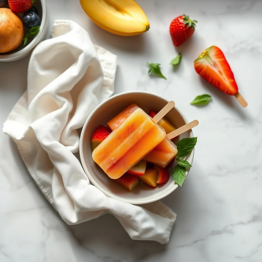 Tropical Fruit & Herb Hydration Pops: A Refreshing Treat for Warm Days step 6