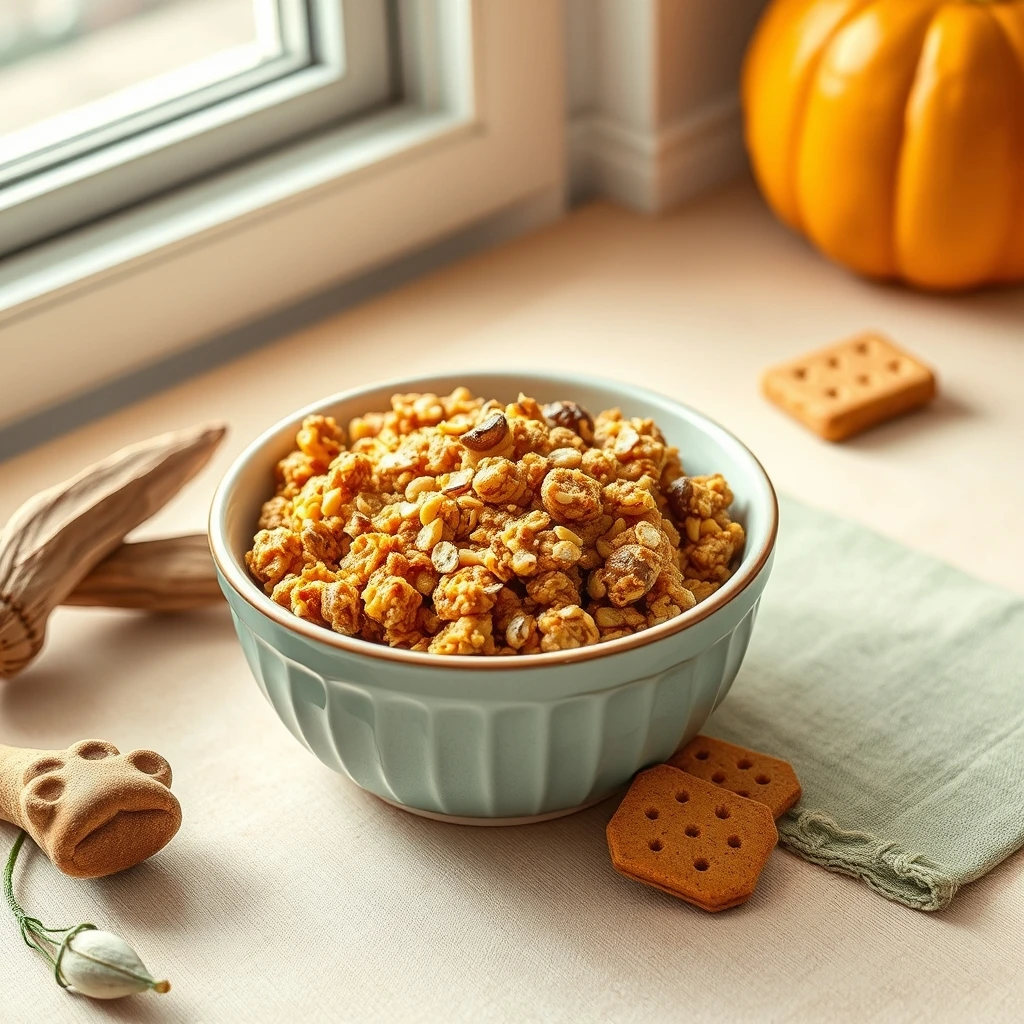 Turkey Pumpkin Oat Topper for Dogs