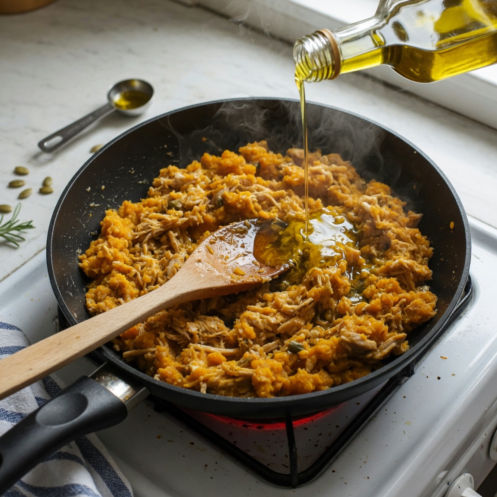 Turkey Pumpkin Pate for Cats step 4