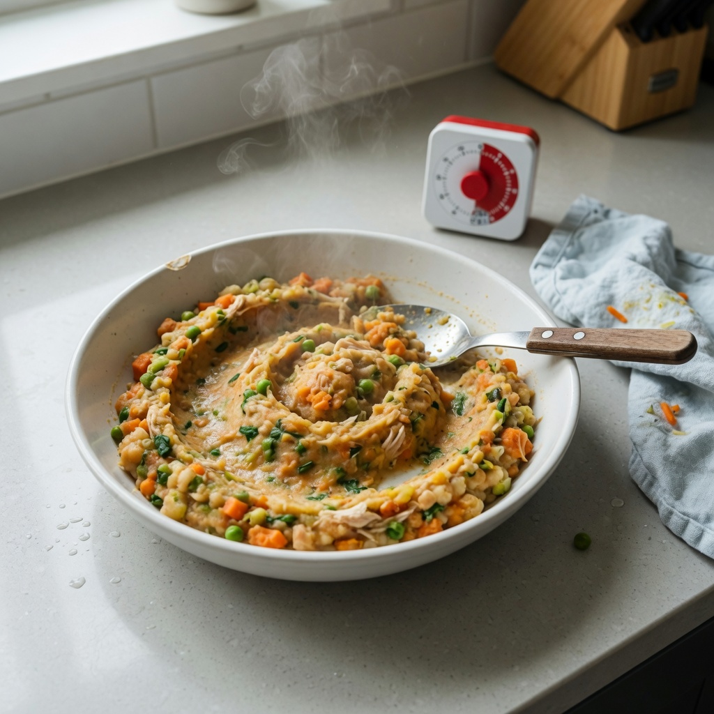 Turkey Vegetable Mash Topper for Dogs step 5