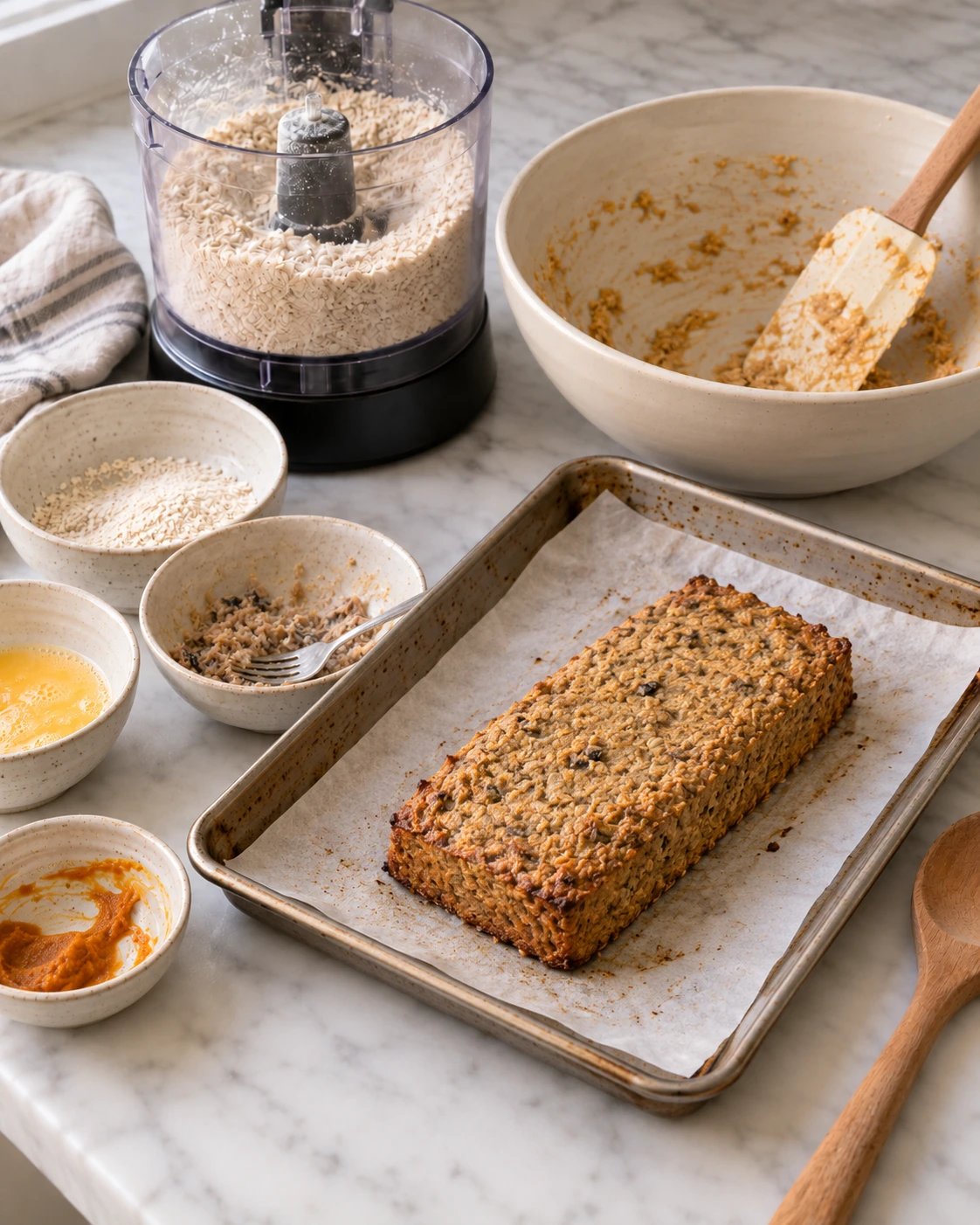 Twice-Baked Sardine and Oat Biscotti for Dogs step 3