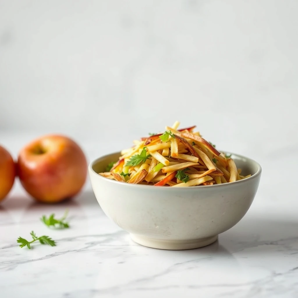 Two-Ingredient Apple and Celery Shreds: A Fresh Snack for Small Pets step 4