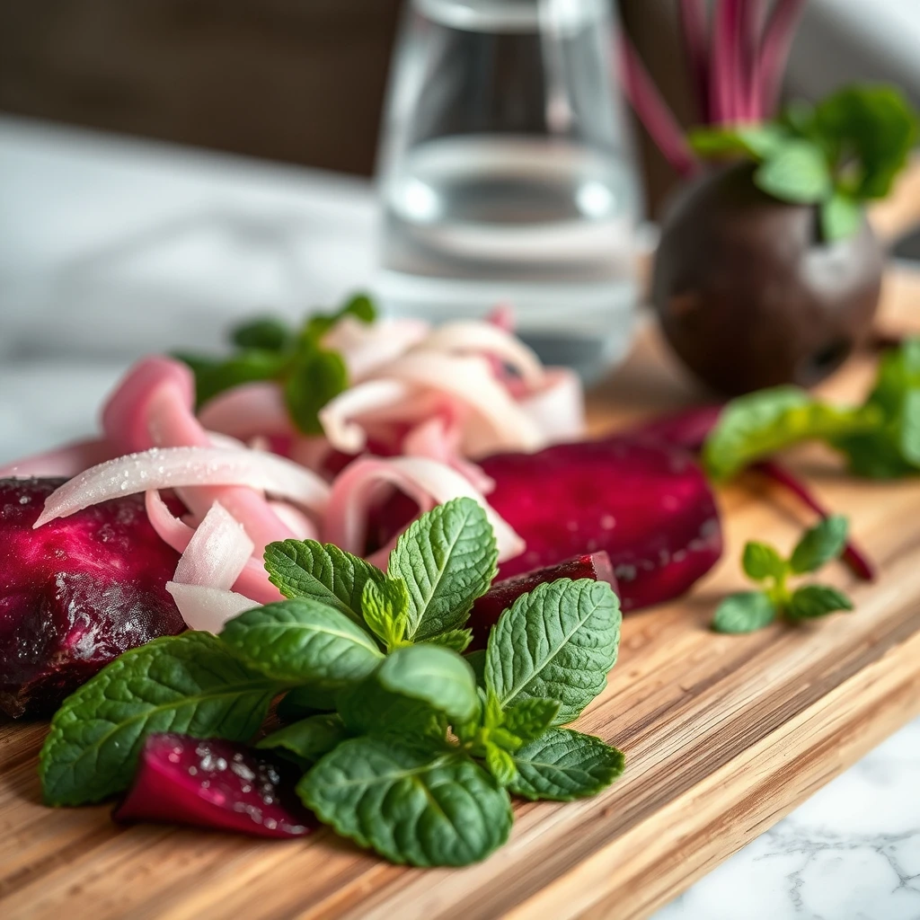 Vibrant Beetroot & Mint Hydration Pops: a Cool Treat for Pets step 2