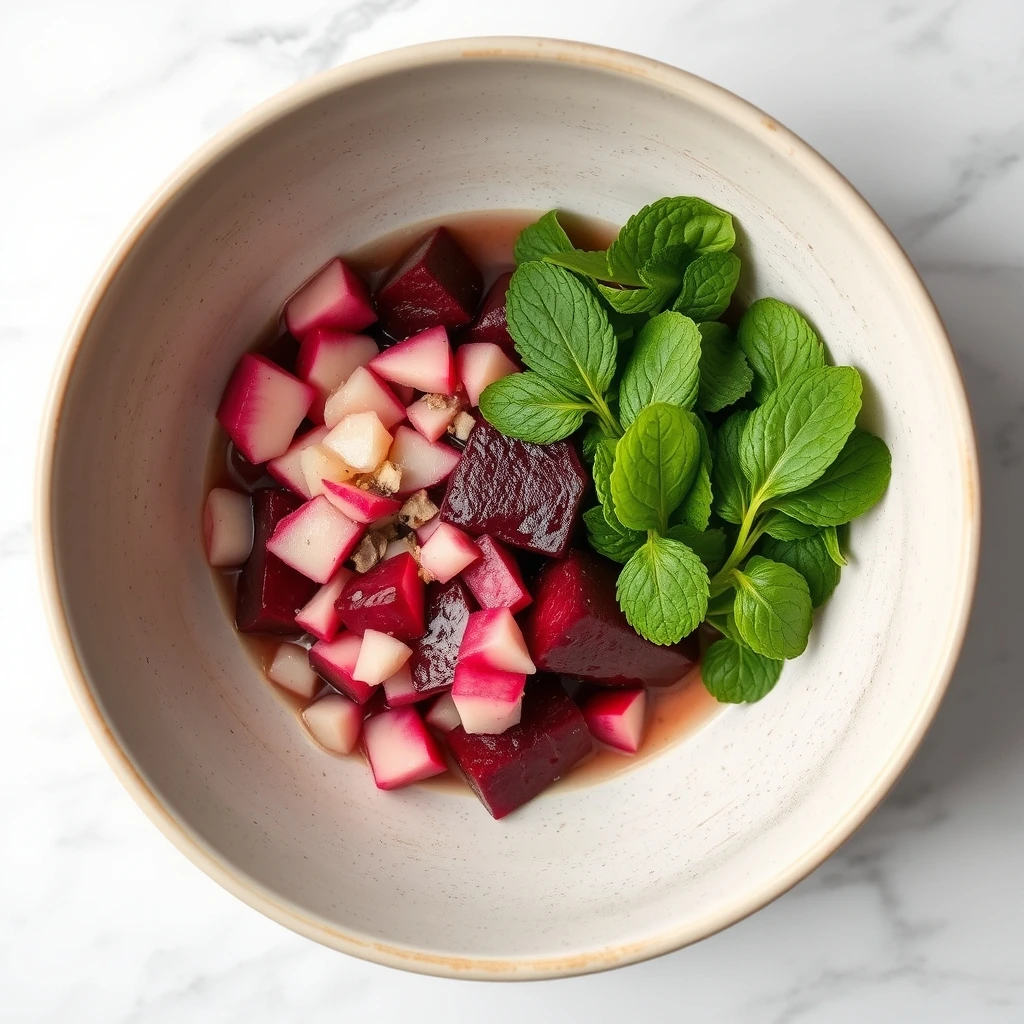 Vibrant Beetroot & Mint Hydration Pops: a Cool Treat for Pets step 3