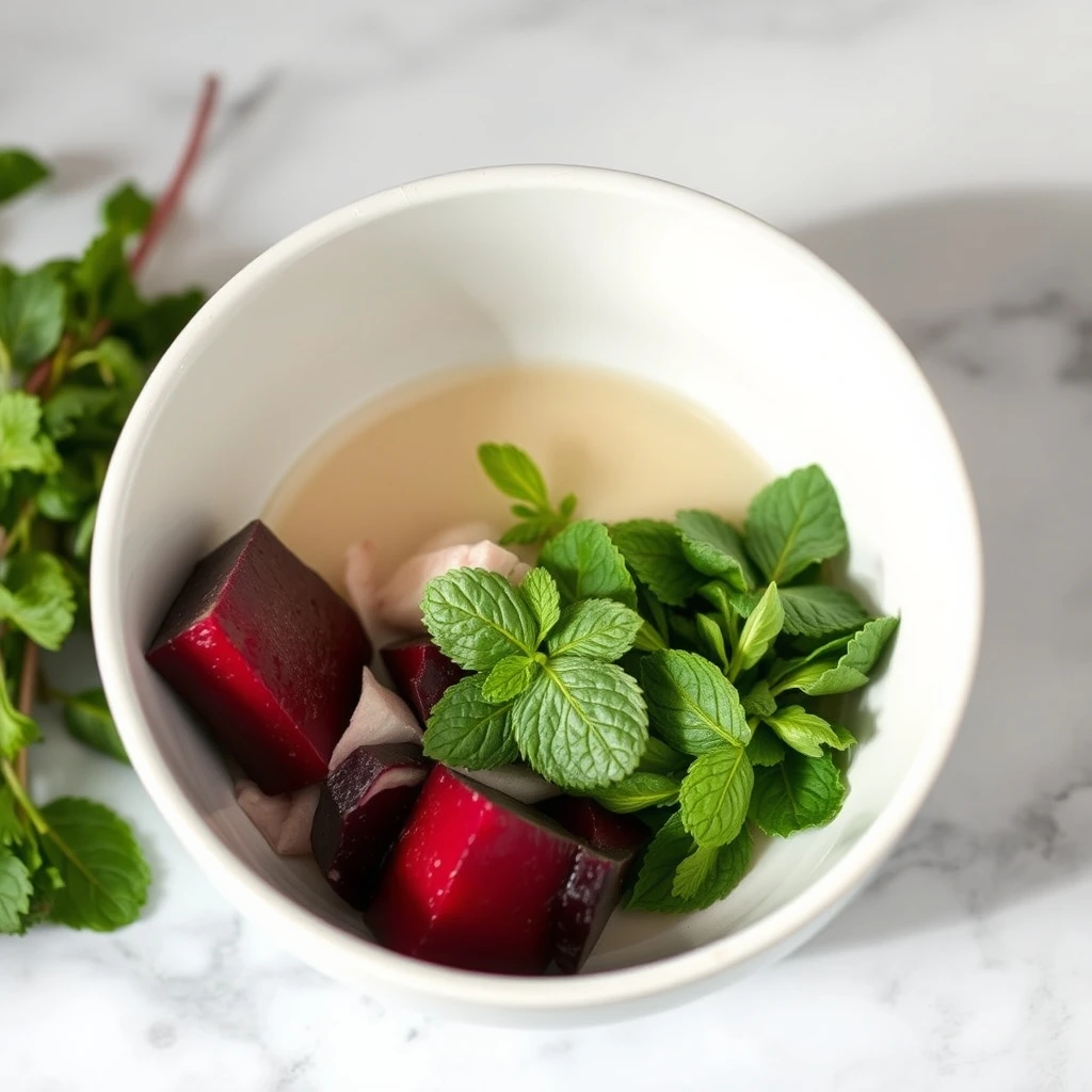 Vibrant Beetroot & Mint Hydration Pops: a Cool Treat for Pets step 4