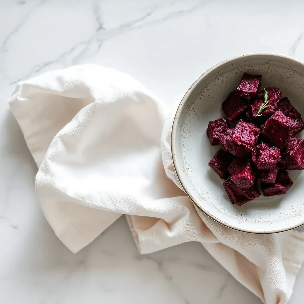 Vibrant Beetroot and Rosemary Dehydrated Chews for Pets