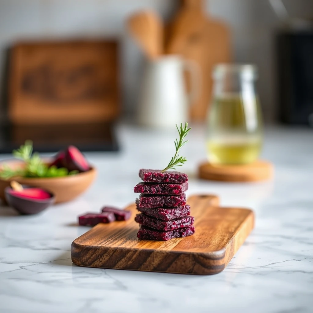 Vibrant Beetroot and Rosemary Dehydrated Chews for Pets step 5
