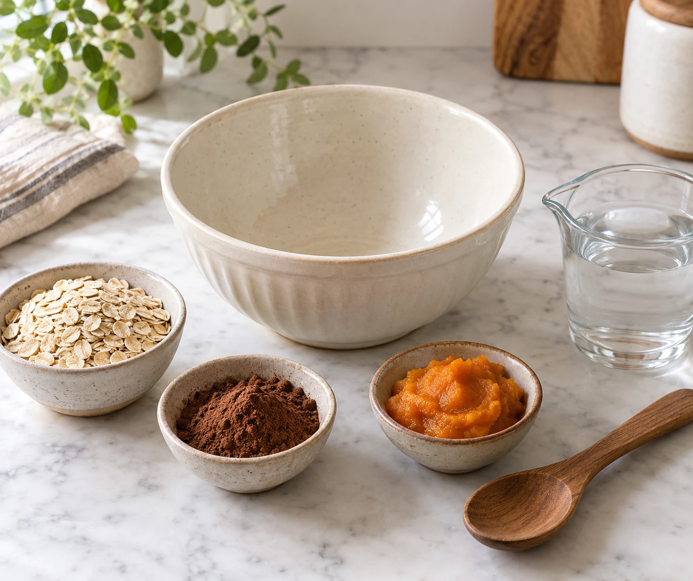 Warm Carob Oat Sipper for Dogs step 1