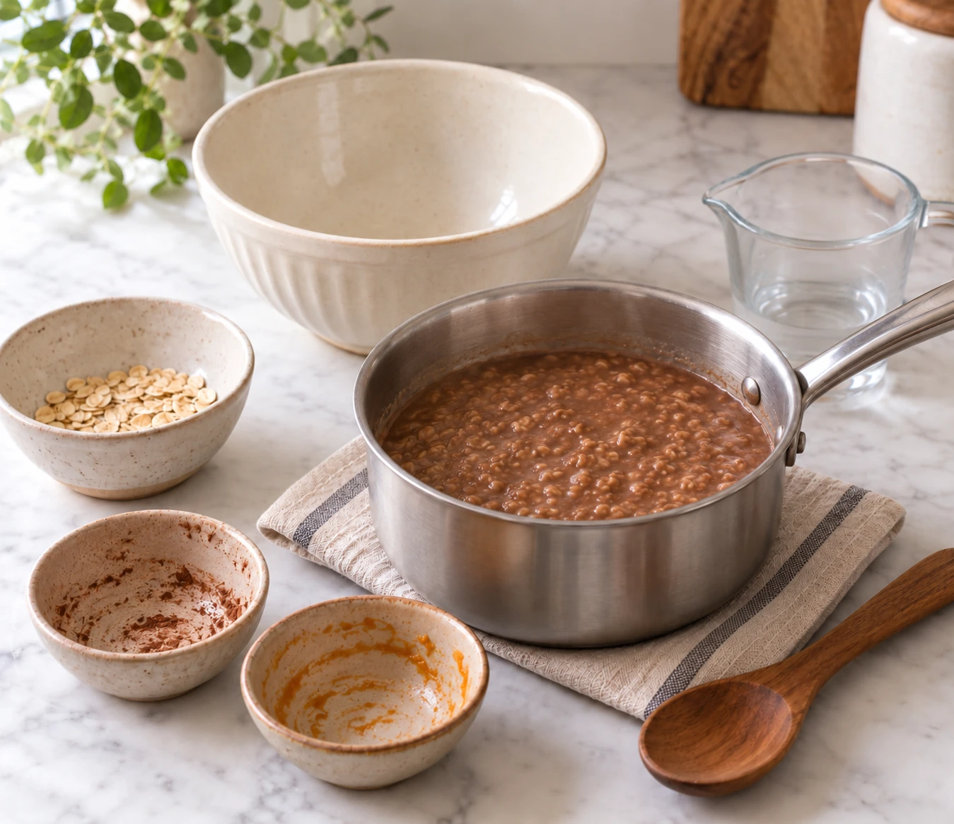 Warm Carob Oat Sipper for Dogs step 3