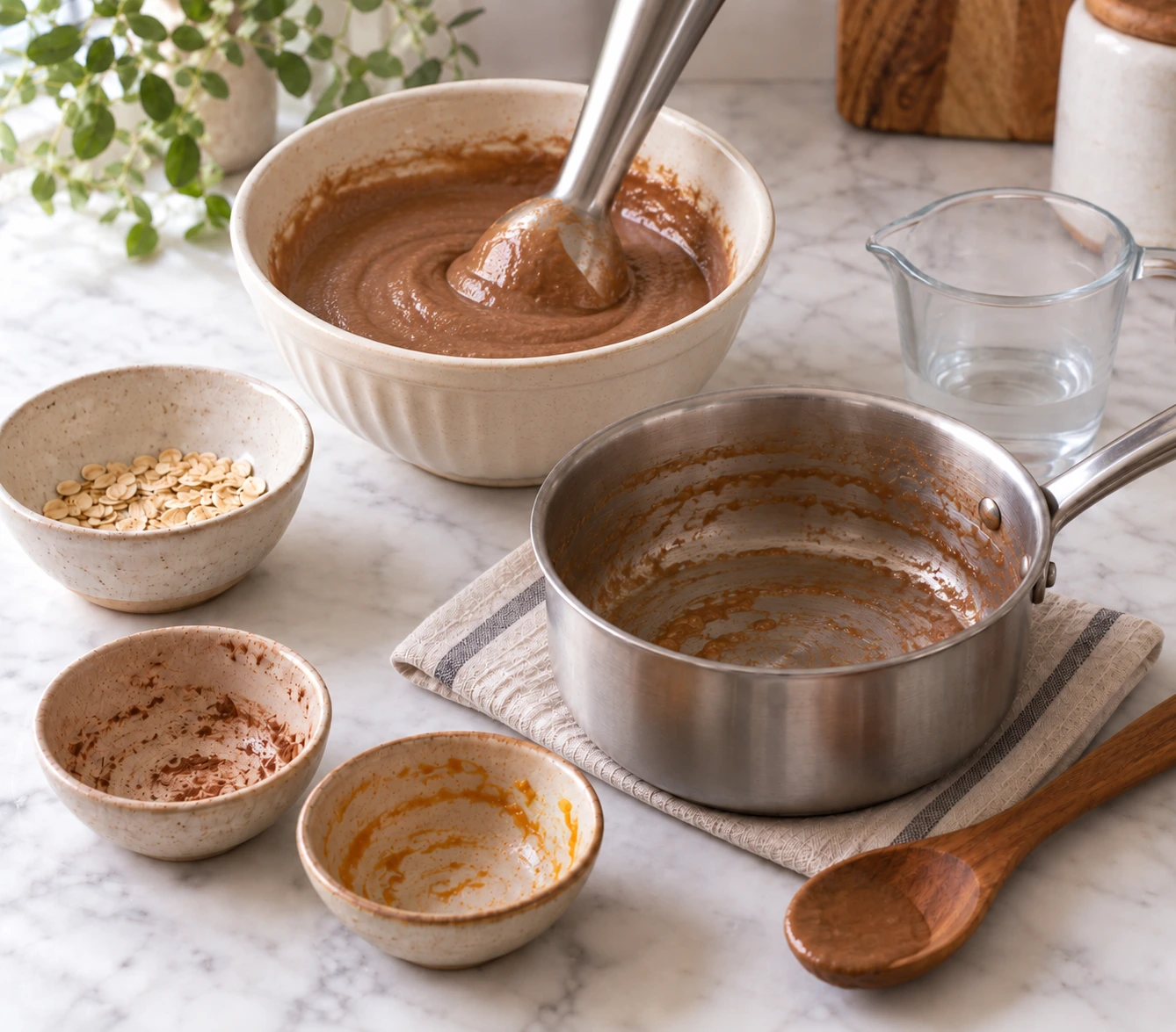 Warm Carob Oat Sipper for Dogs
