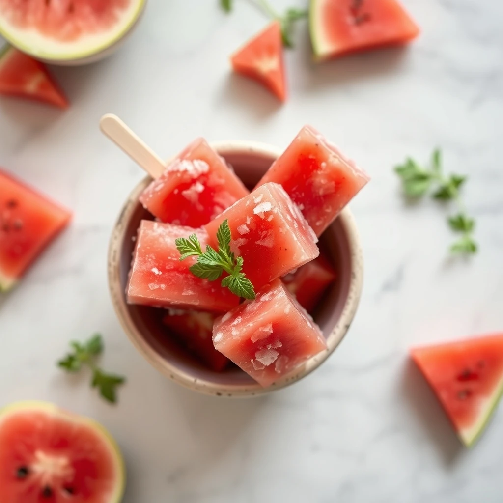 Watermelon Coconut Water Pupsicles: The Ultimate Hydrating Summer Treat step 1