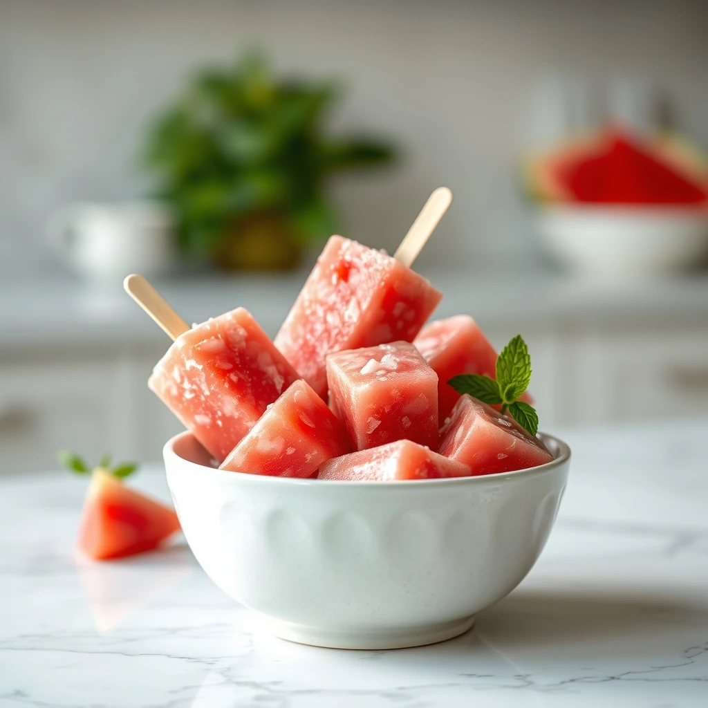 Watermelon Coconut Water Pupsicles: The Ultimate Hydrating Summer Treat step 4