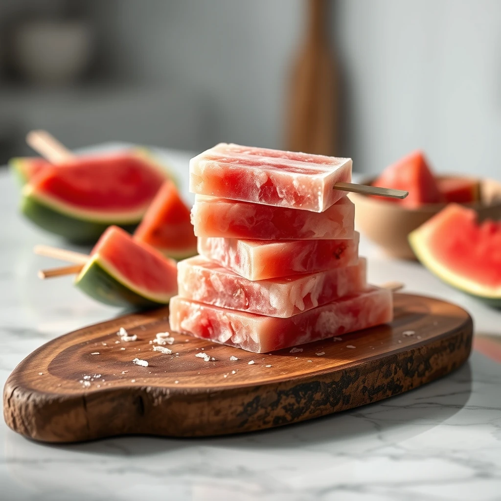 Watermelon Coconut Water Pupsicles: The Ultimate Hydrating Summer Treat step 5