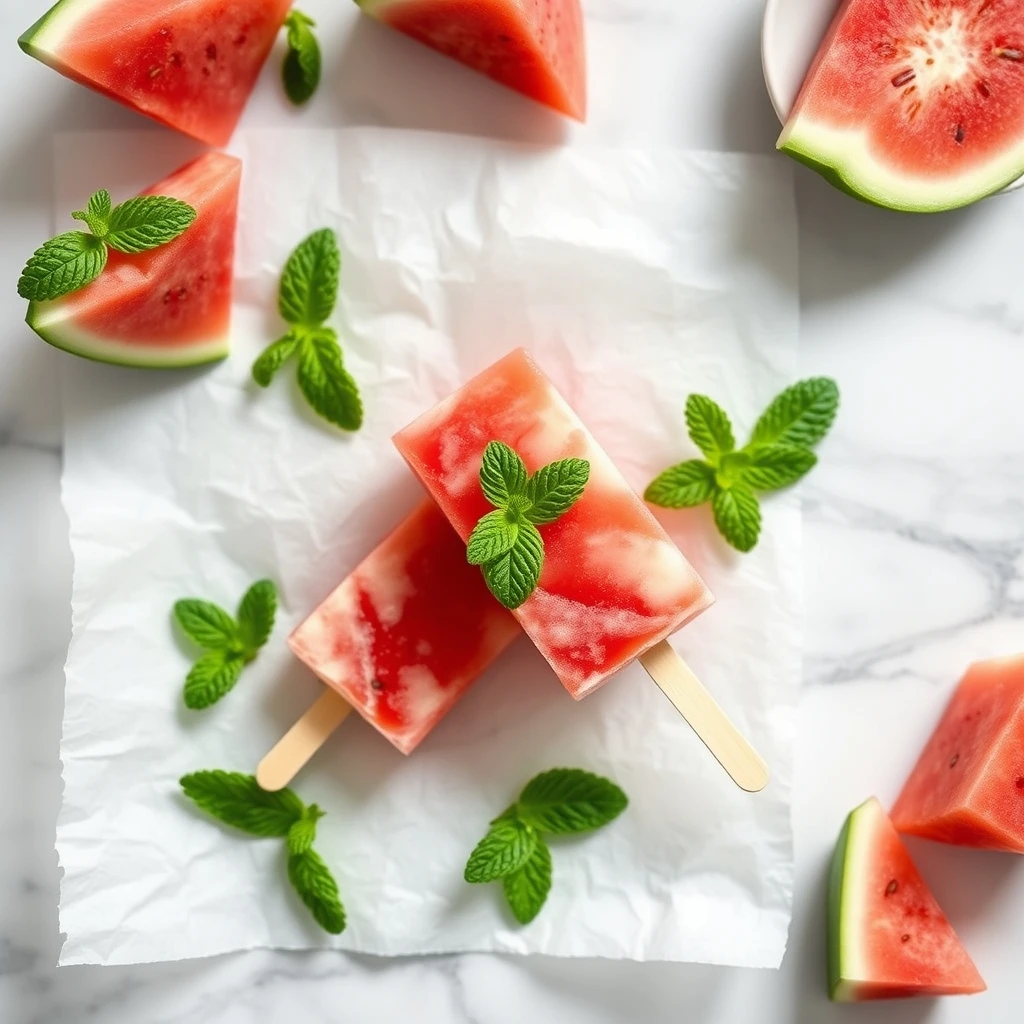 Watermelon Mint Hydration Pops: A Cool Treat for Your Dog step 3