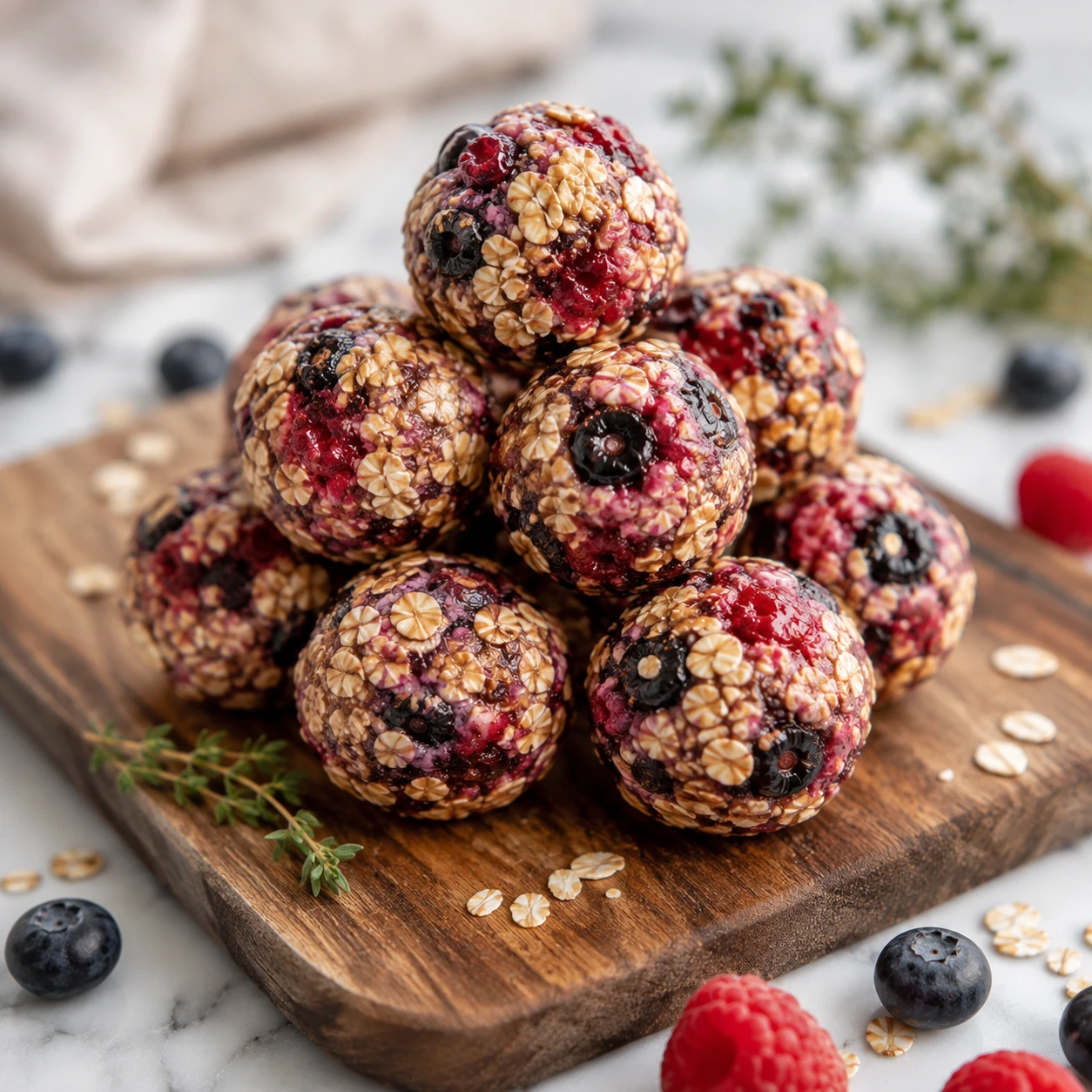 Whip Up Healthy, Colorful 3-Ingredient Oat and Berry Bird Bites step 5