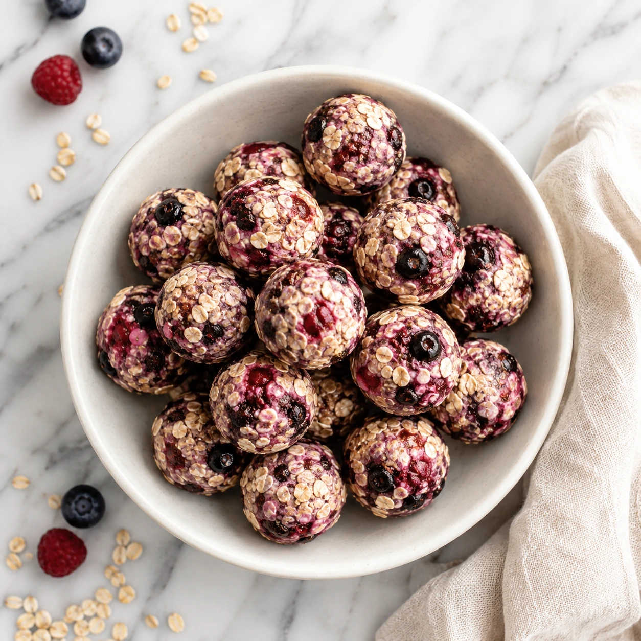 Whip Up Healthy, Colorful 3-Ingredient Oat and Berry Bird Bites step 6