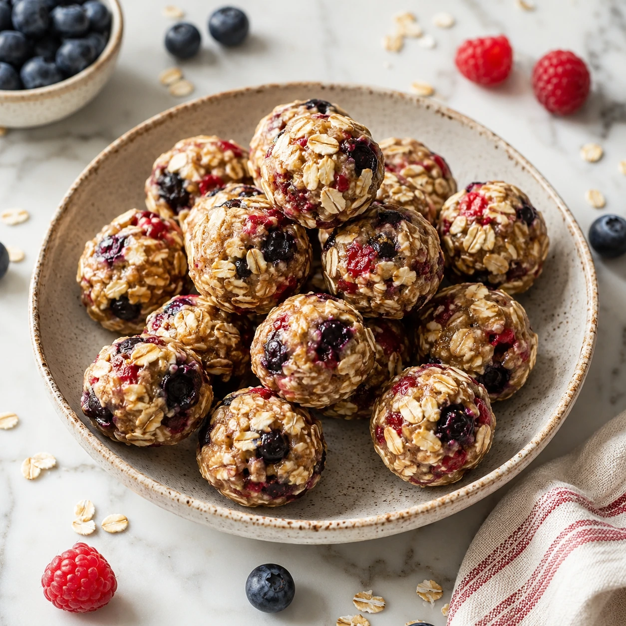 Whip Up Healthy, Colorful 3-Ingredient Oat and Berry Bird Bites step 7