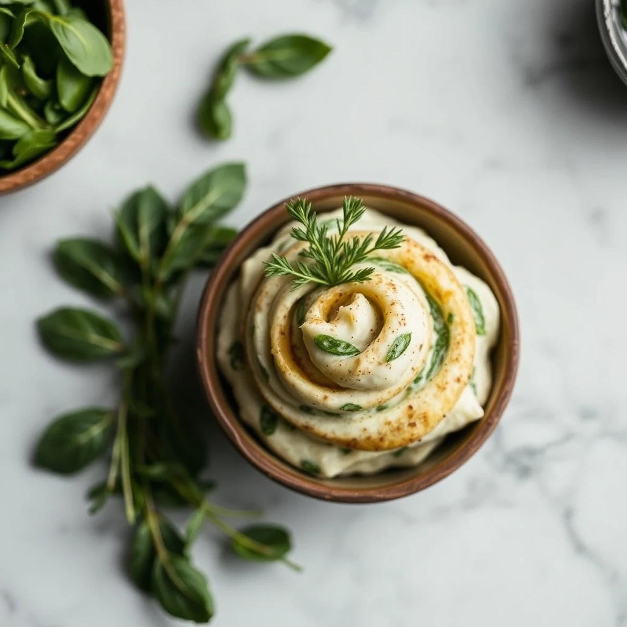 Whipped Whitefish & Spinach Swirl: an Irresistible Topper for Picky Eaters