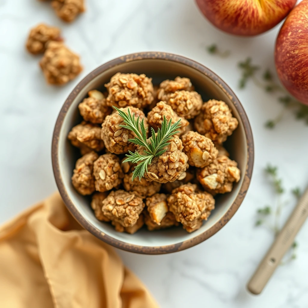 Wholesome 3-Ingredient Apple and Oat Chews for Your Rabbit step 1