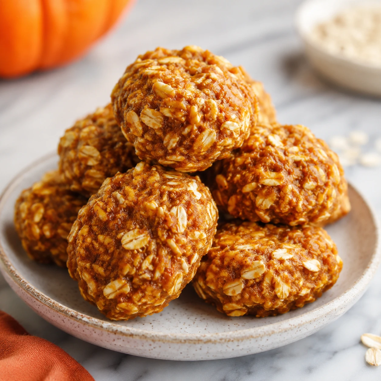 Wholesome 3-Ingredient Pumpkin Oat Chews for Dogs step 2
