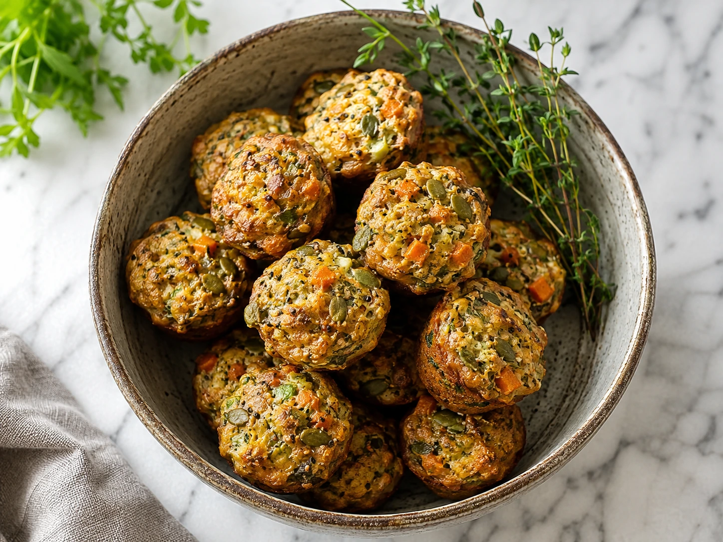 Wholesome Garden Seed & Veggie Muffins for Your Feathered Friend step 1