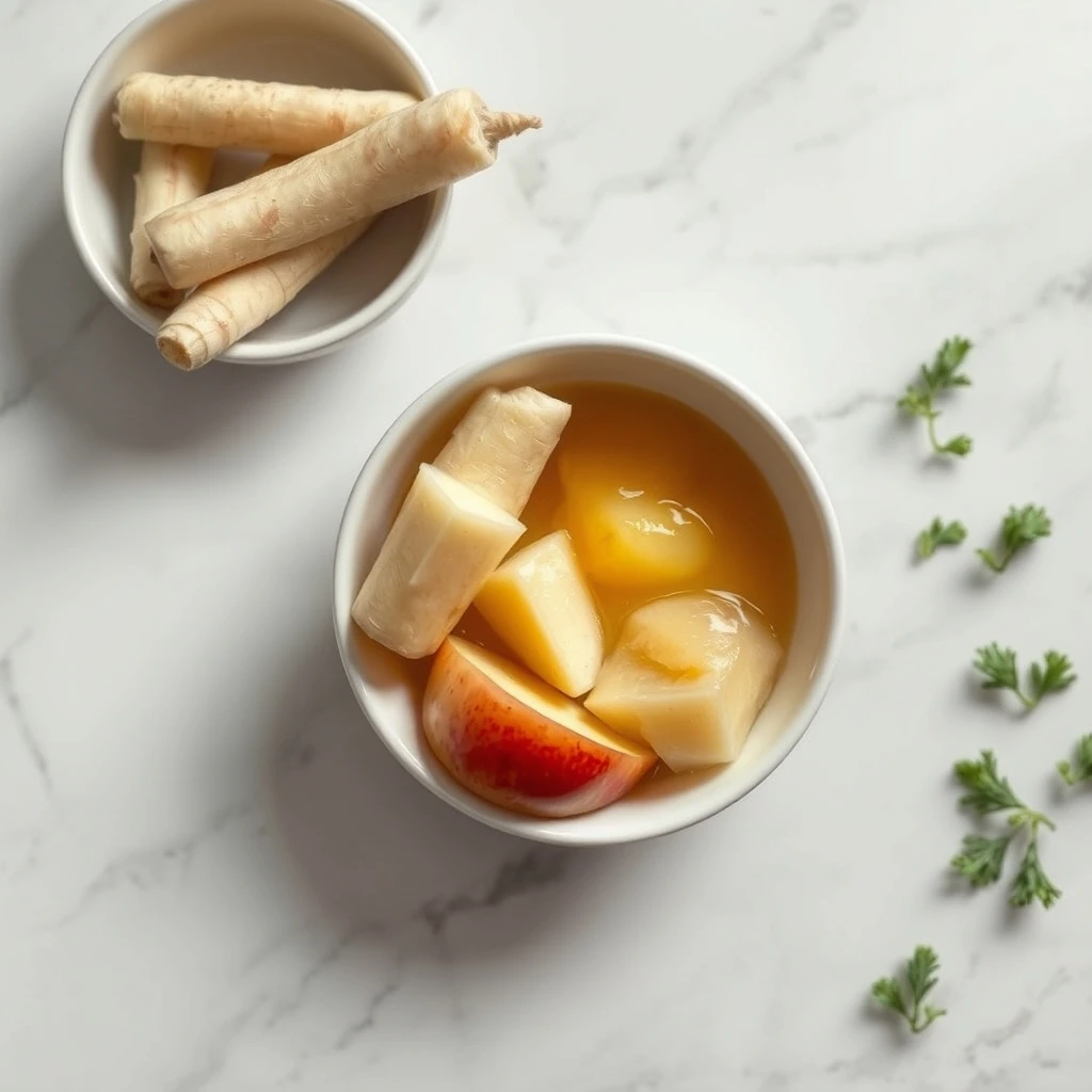 Wholesome Parsnip and Apple Dog Chews: a Fiber-Rich Treat step 1