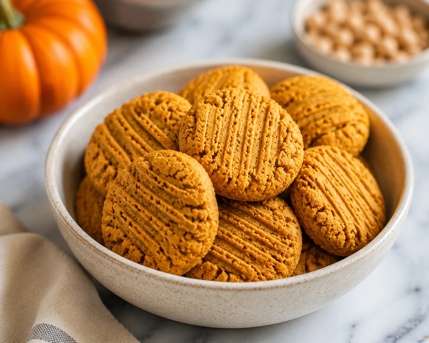 Wholesome Peanut-Free Pumpkin & Chickpea Flour Dog Biscuits step 4