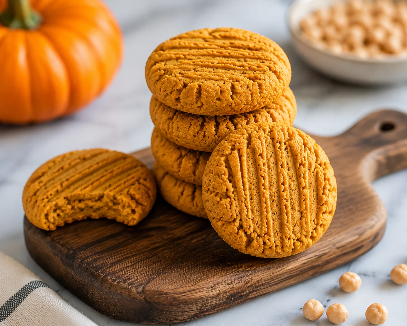 Wholesome Peanut-Free Pumpkin & Chickpea Flour Dog Biscuits step 5