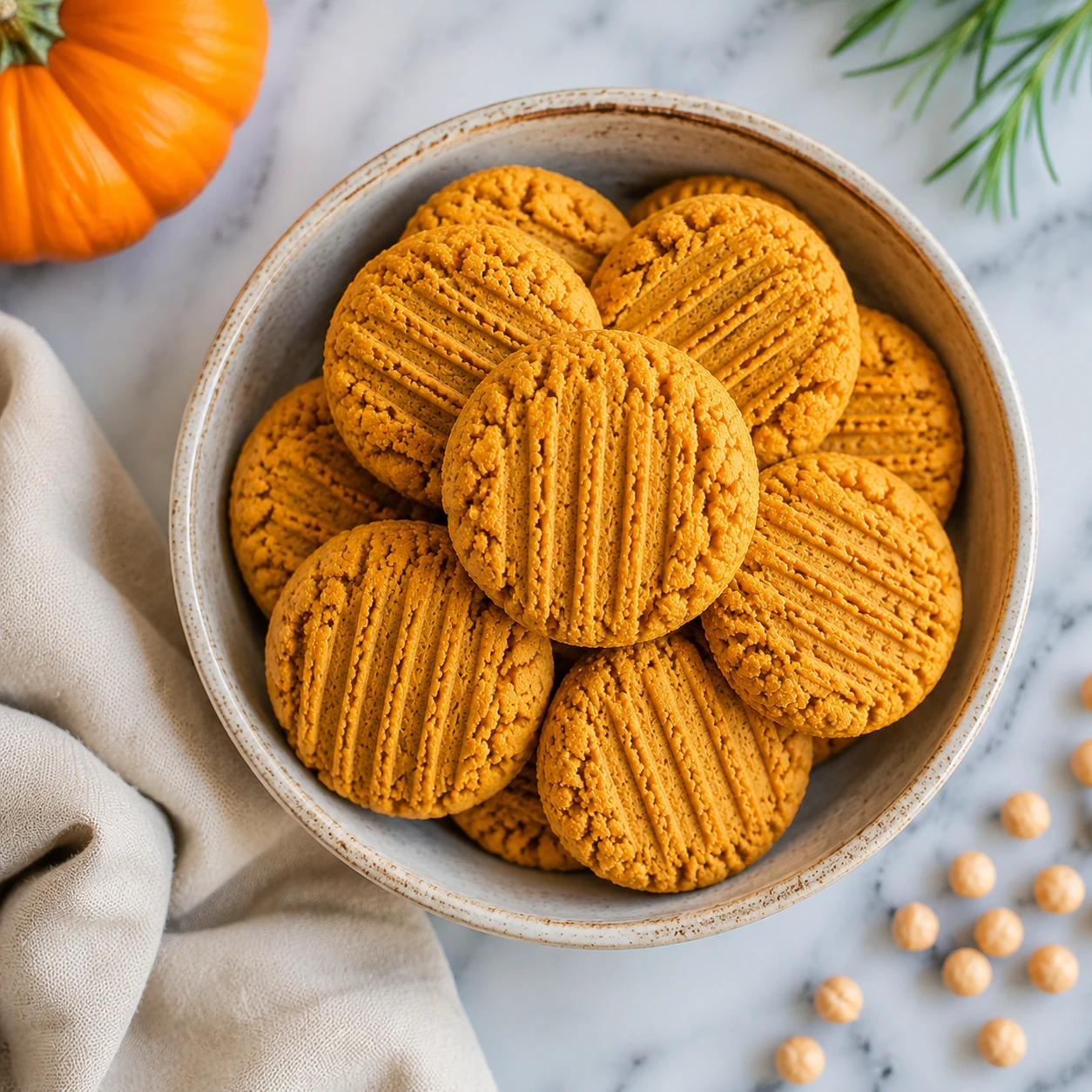 Wholesome Peanut-Free Pumpkin & Chickpea Flour Dog Biscuits step 6
