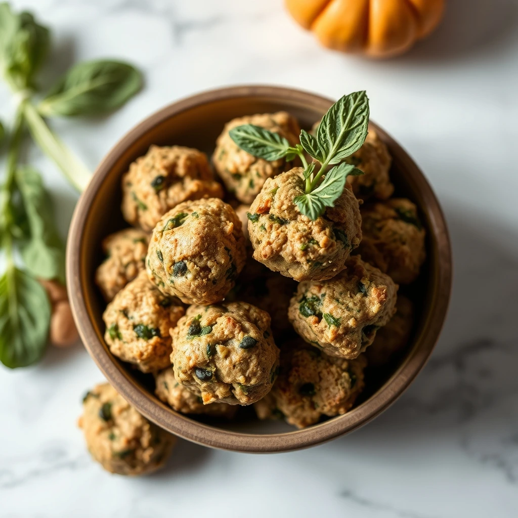 Wholesome Peanut-Free Pumpkin & Spinach Dog Chews step 1