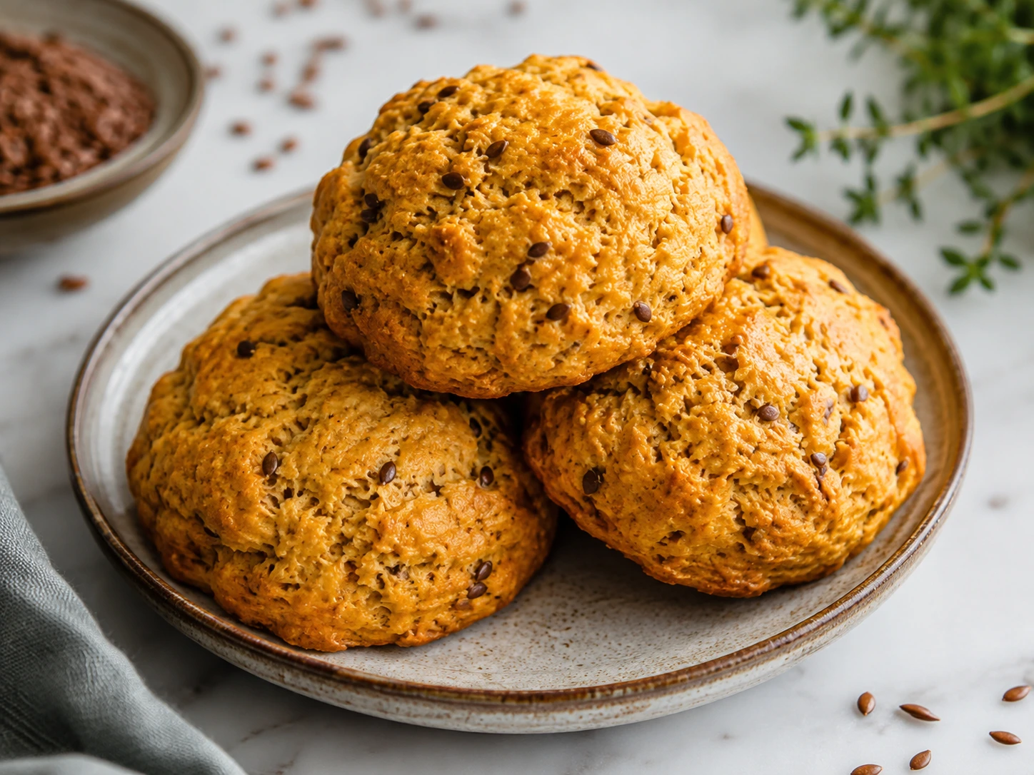 Wholesome Pumpkin & Flaxseed Dog Biscuits for Digestive Support step 2