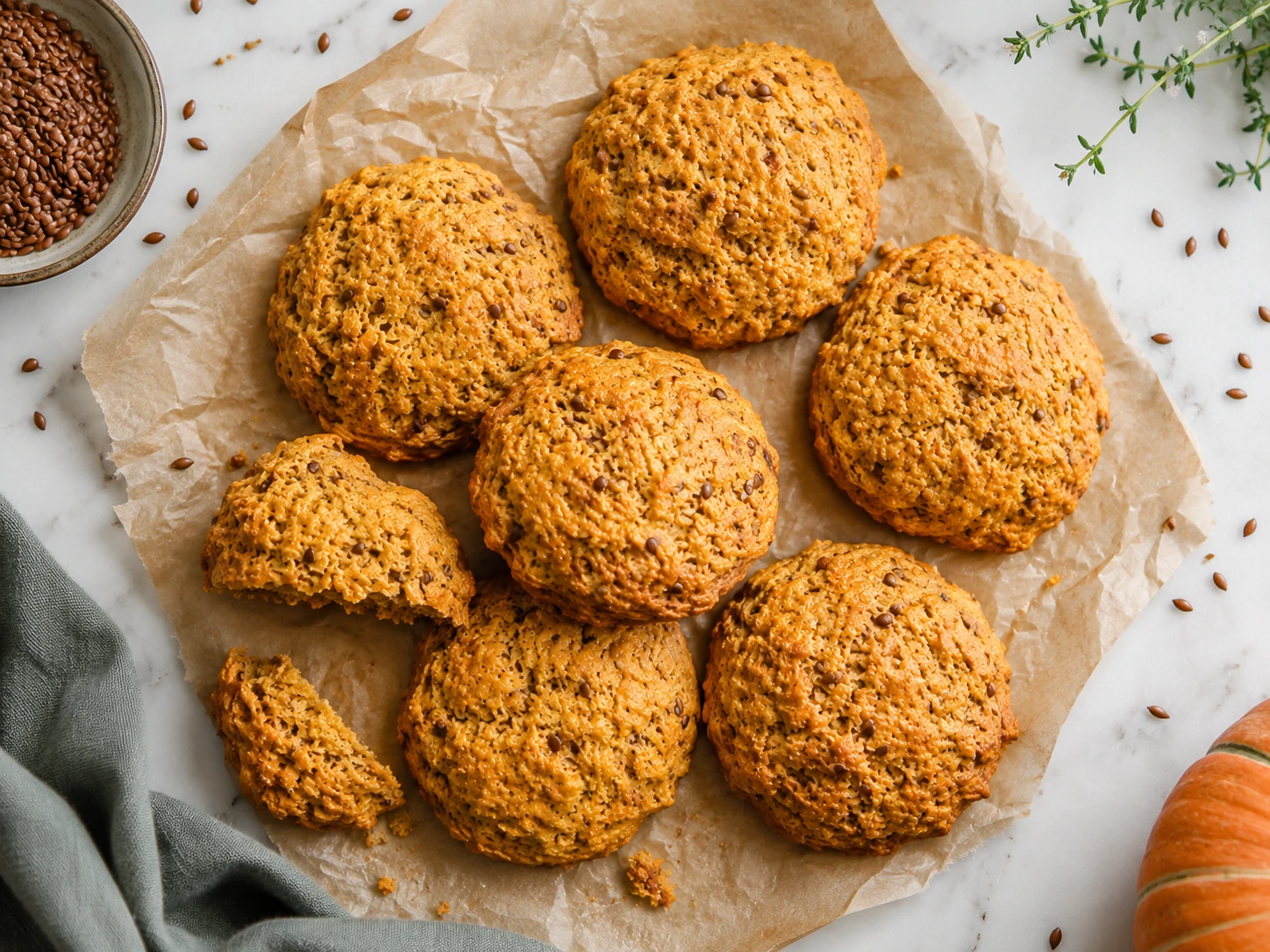 Wholesome Pumpkin & Flaxseed Dog Biscuits for Digestive Support step 3