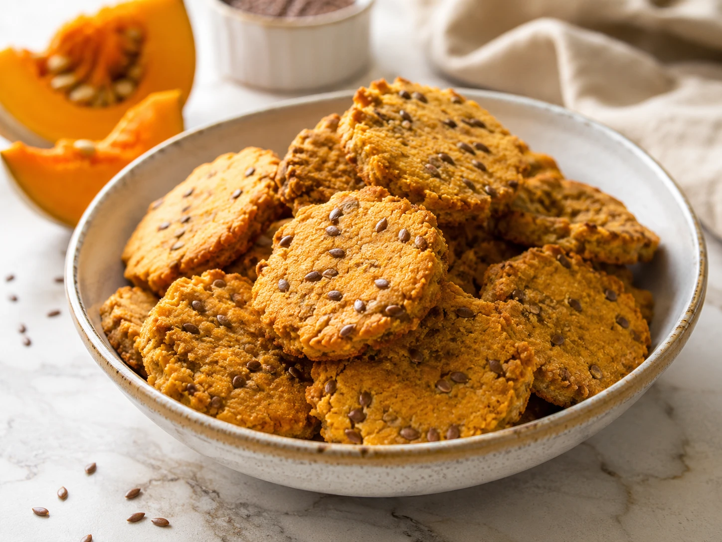 Wholesome Pumpkin & Flaxseed Dog Biscuits for Digestive Support step 4