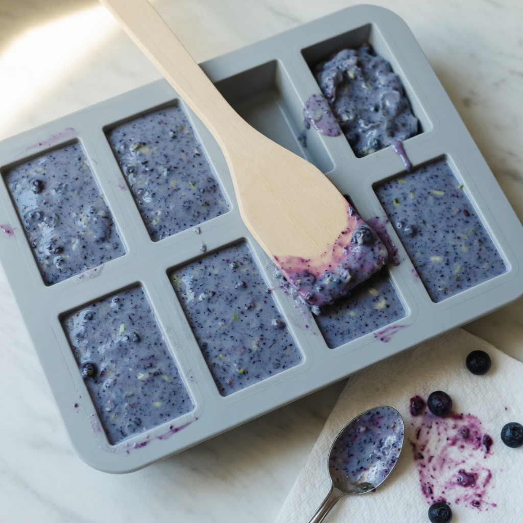 Zucchini Blueberry Pupsicles for Dogs step 5