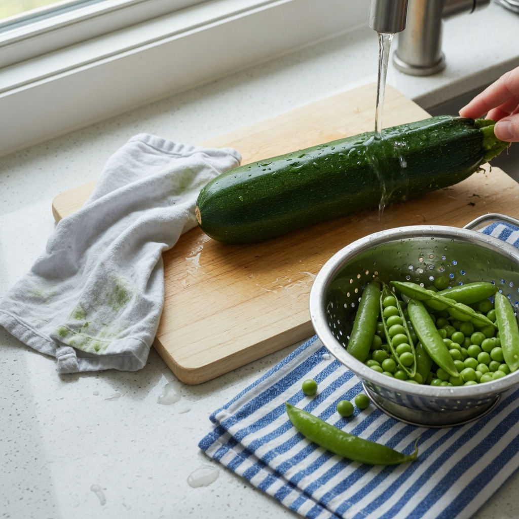 Zucchini Pea Guinea Pig Mash