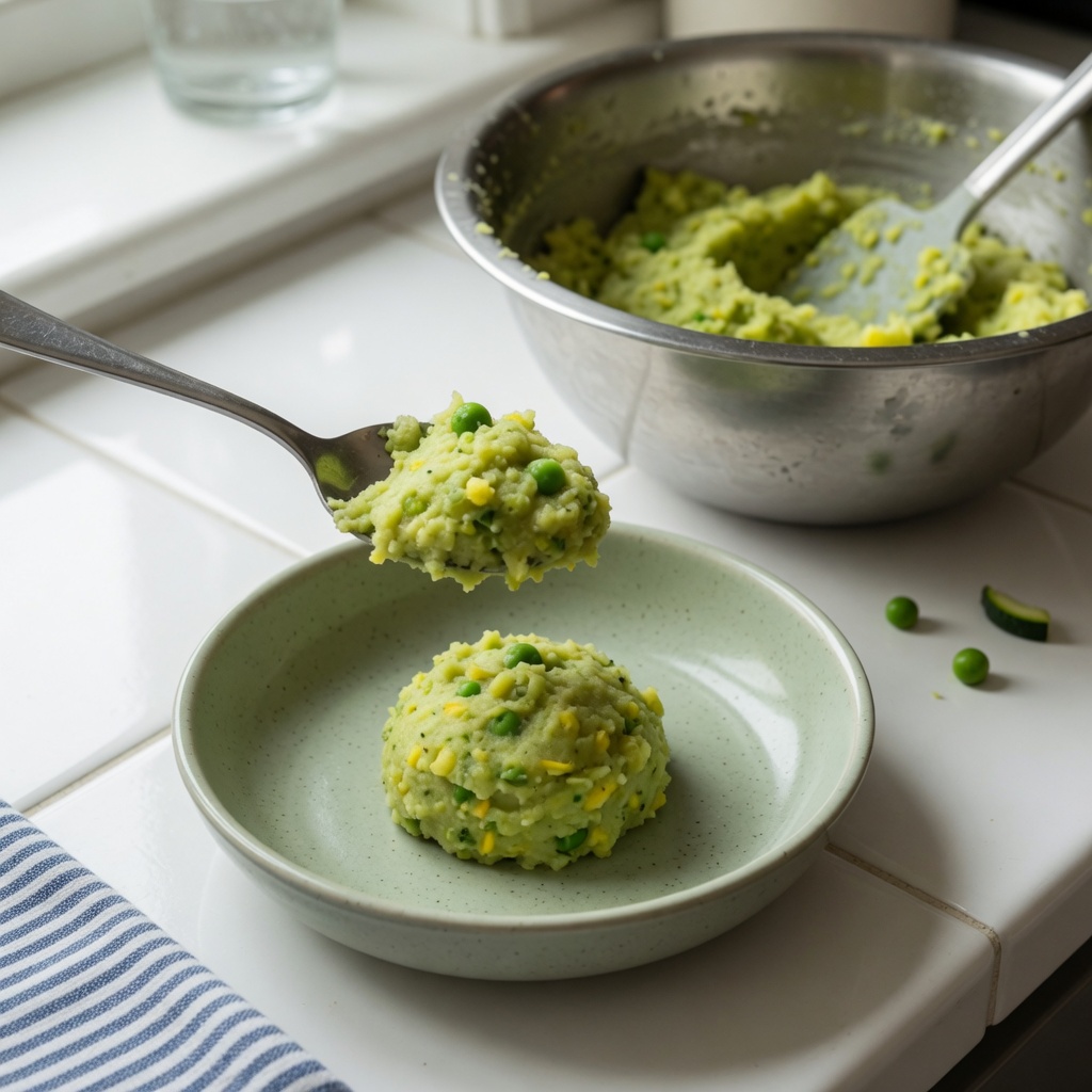 Zucchini Pea Guinea Pig Mash step 7